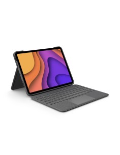 Logitech Folio Touch AZERTY Francés Smart Connector Gris 2