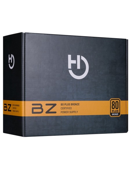 Hiditec BZ-650 80Plus Bronze unidad de fuente de alimentación 650 W 20+4 pin ATX ATX Negro
