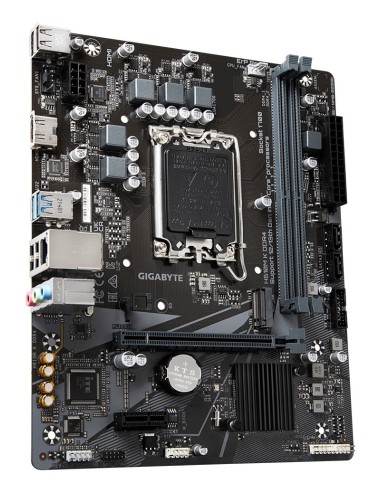 GIGABYTE H610M K DDR4 Placa base - Compatible con procesadores Intel Core 14th Gen CPUs, 3+1+1 Phases Hybrid Power Design, up