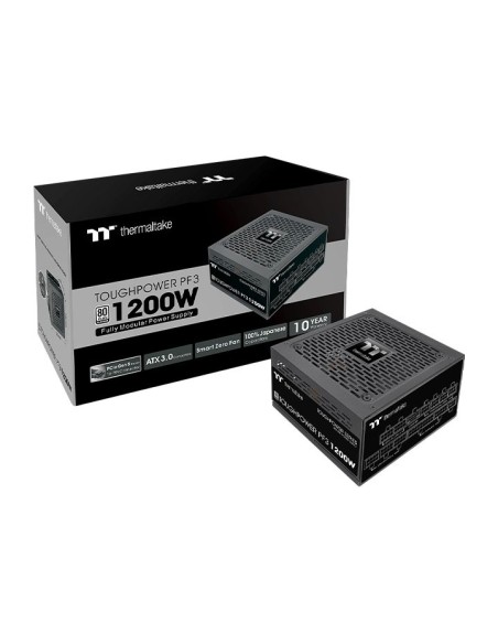 Thermaltake Toughpower PF3 unidad de fuente de alimentación 1200 W 24-pin ATX ATX Negro