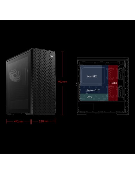 XPG DEFENDER PRO Torre Midi Negra