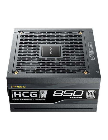 Antec HIGH CURRENT GAMER HCG850 PRO Platinum ATX 3.1 unidad de fuente de alimentación 850 W 20+4 pin ATX Negro