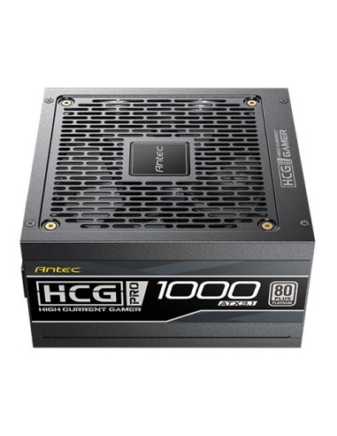 Antec HIGH CURRENT GAMER HCG1000 PRO Platinum ATX 3.1 unidad de fuente de alimentación 1000 W 20+4 pin ATX Negro