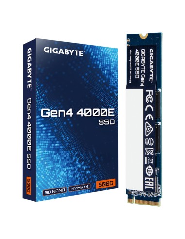 GIGABYTE Gen4 4000E 500 GB M.2 PCI Express 4.0 NVMe 3D NAND