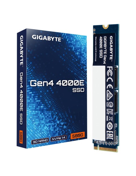 GIGABYTE Gen4 4000E 500 GB M.2 PCI Express 4.0 NVMe 3D NAND