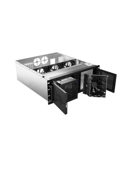 Lanberg SC01-5204-12B plataforma de infraestructura modular Bastidor (4U) 0 GB