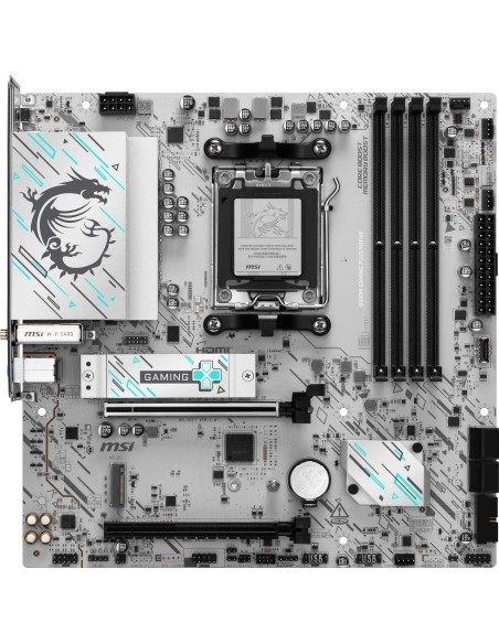MSI B840M GAMING PLUS WIFI6E placa base AMD B840 Zócalo AM5 micro ATX