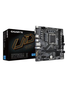 GIGABYTE B760M E Placa base - Compatible con procesadores Intel Core 14ª generación, VRM de 6+1+1 fases, hasta 7200 MHz DDR5