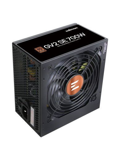 Zalman ZM700-GV2SE unidad de fuente de alimentación 700 W 20+4 pin ATX ATX Negro