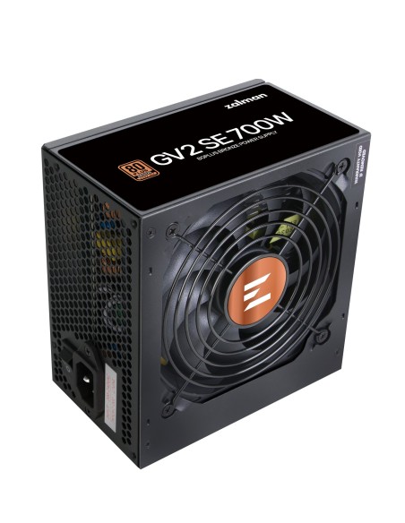 Zalman ZM700-GV2SE unidad de fuente de alimentación 700 W 20+4 pin ATX ATX Negro