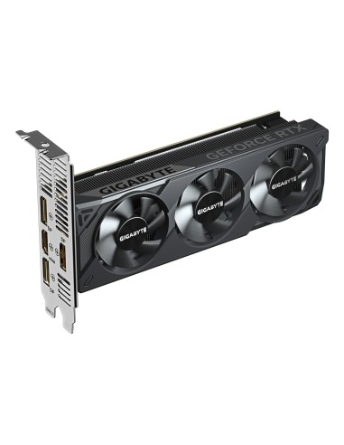 GIGABYTE GeForce RTX 5060 OC Low Profile 8G Tarjeta Gráfica - 8GB GDDR7, 128bit, PCI-E 5.0, 2512 MHz Frecuencia del núcleo, 3 x