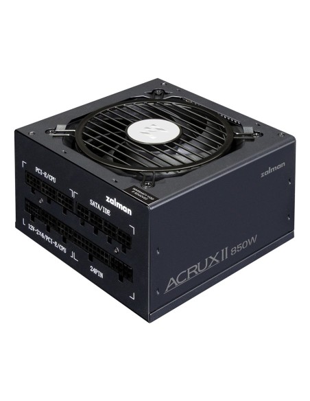 Zalman ACRUX II unidad de fuente de alimentación 850 W 24-pin ATX ATX Negro
