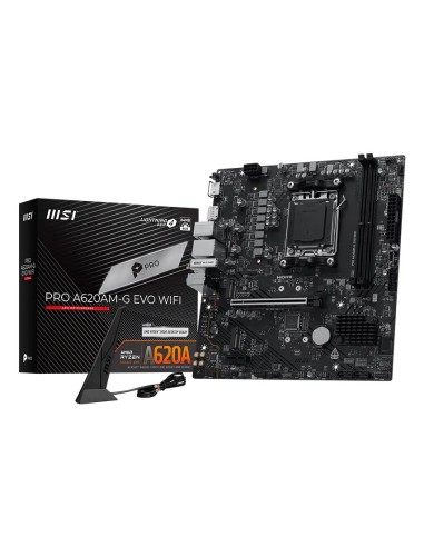 MSI Pro A620AM-G EVO WIFI AMD A620A Zócalo AM5 micro ATX