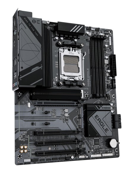 GIGABYTE B650 EAGLE Placa base - AMD Ryzen serie 9000, VRM de 12+2+2 fases, hasta 7600 MHz DDR5 (OC), 1xPCIe 5.0 + 2xPCIe 4.0