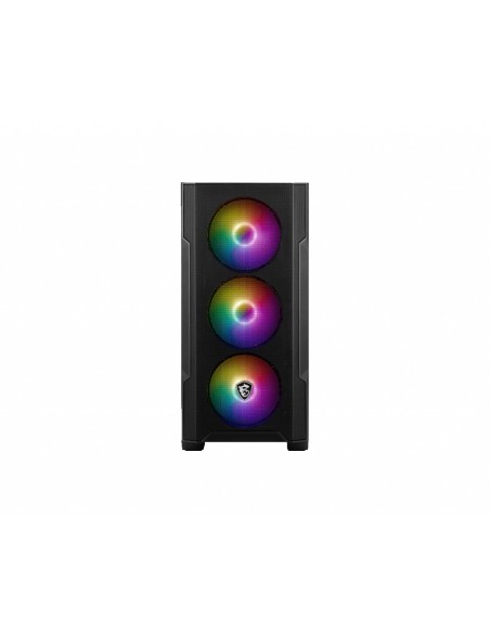 MSI MAG Forge M100R Micro Torre Negro, Transparente