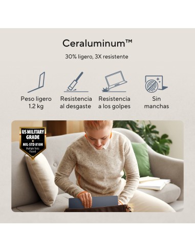 ASUS Zenbook 14 OLED UX3480KA-U2218W Copilot+ PC Copilot+ PC - Ordenador Portátil " WUXGA (AMD Ryzen AI 7 345, 16GB RAM, 512GB