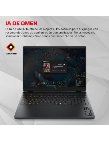 HP 15-GA0014NS ULTRA 7 355 512GB 16GB 15.3IN FREEDOS 210H 38,9 cm (15.3") 2K DDR5-SDRAM Wi-Fi 6 (802.11ax)