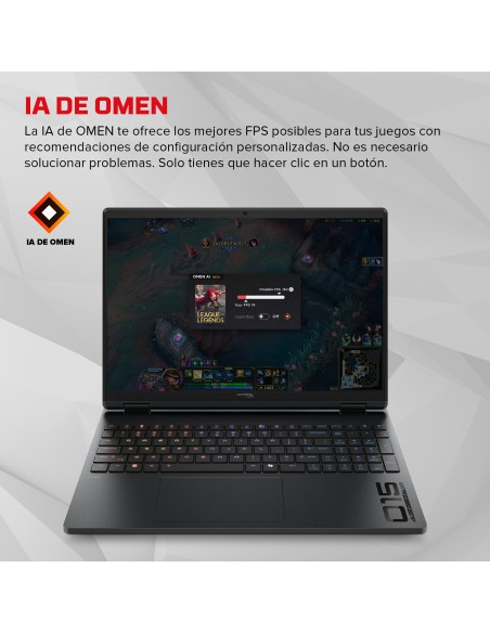 HP 15-GA0014NS ULTRA 7 355 512GB 16GB 15.3IN FREEDOS 210H 38,9 cm (15.3") 2K DDR5-SDRAM Wi-Fi 6 (802.11ax)