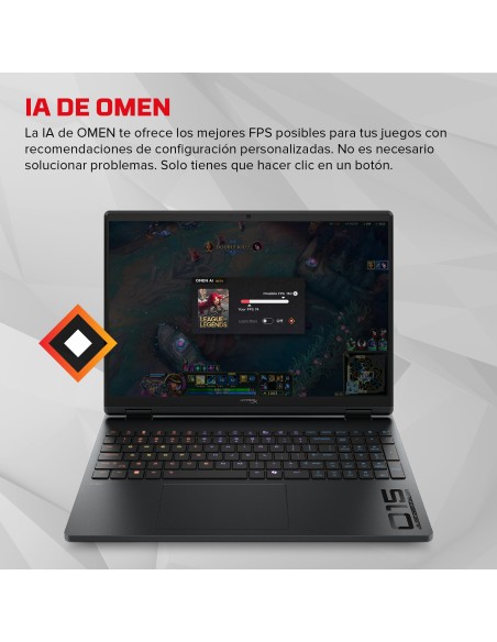 HP 15-GA0014NS ULTRA 7 355 512GB 16GB 15.3IN FREEDOS 210H 38,9 cm (15.3") 2K DDR5-SDRAM Wi-Fi 6 (802.11ax)
