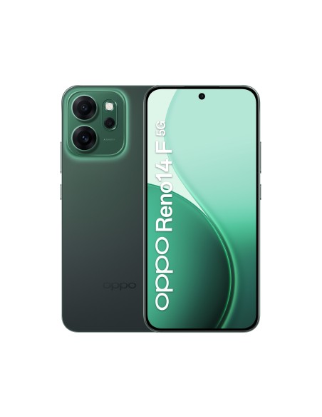 OPPO 14 F 5G Reno14 F 5G 16,7 cm (6.57") SIM doble Android 15 USB Tipo C 8 GB 256 GB 6000 mAh Verde