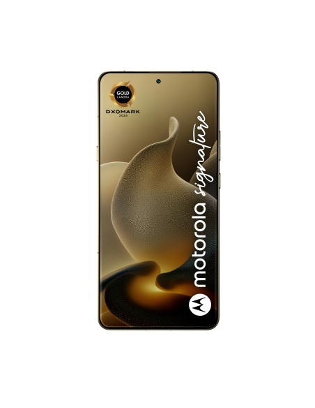 Motorola signature 17,2 cm (6.78") SIM doble Android 16.0 5G USB Tipo C 16 GB 512 GB 5200 mAh Oro