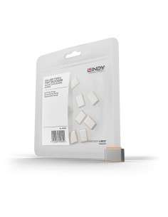 Lindy 40440 bloqueador de puerto USB Tipo C Naranja Acrilonitrilo butadieno estireno (ABS) 10 pieza(s)
