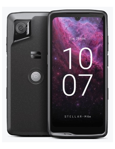 Crosscall Stellar-M6E 15,5 cm (6.1") SIM doble Android 14 5G USB Tipo C 4 GB 64 GB 4500 mAh Negro