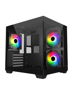 FSP S140-BA Carcasa Mini Tower mITX, mATX Negro ARGB