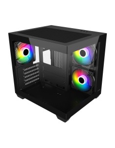 FSP S140-BA Carcasa Mini Tower mITX, mATX Negro ARGB 2