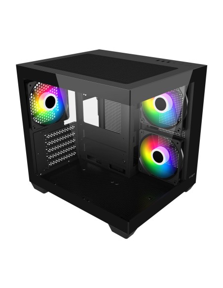 FSP S140-BA Carcasa Mini Tower mITX, mATX Negro ARGB