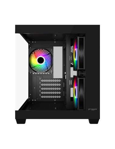 FSP S140-BA Carcasa Mini Tower mITX, mATX Negro ARGB