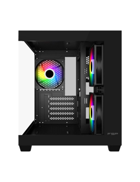 FSP S140-BA Carcasa Mini Tower mITX, mATX Negro ARGB